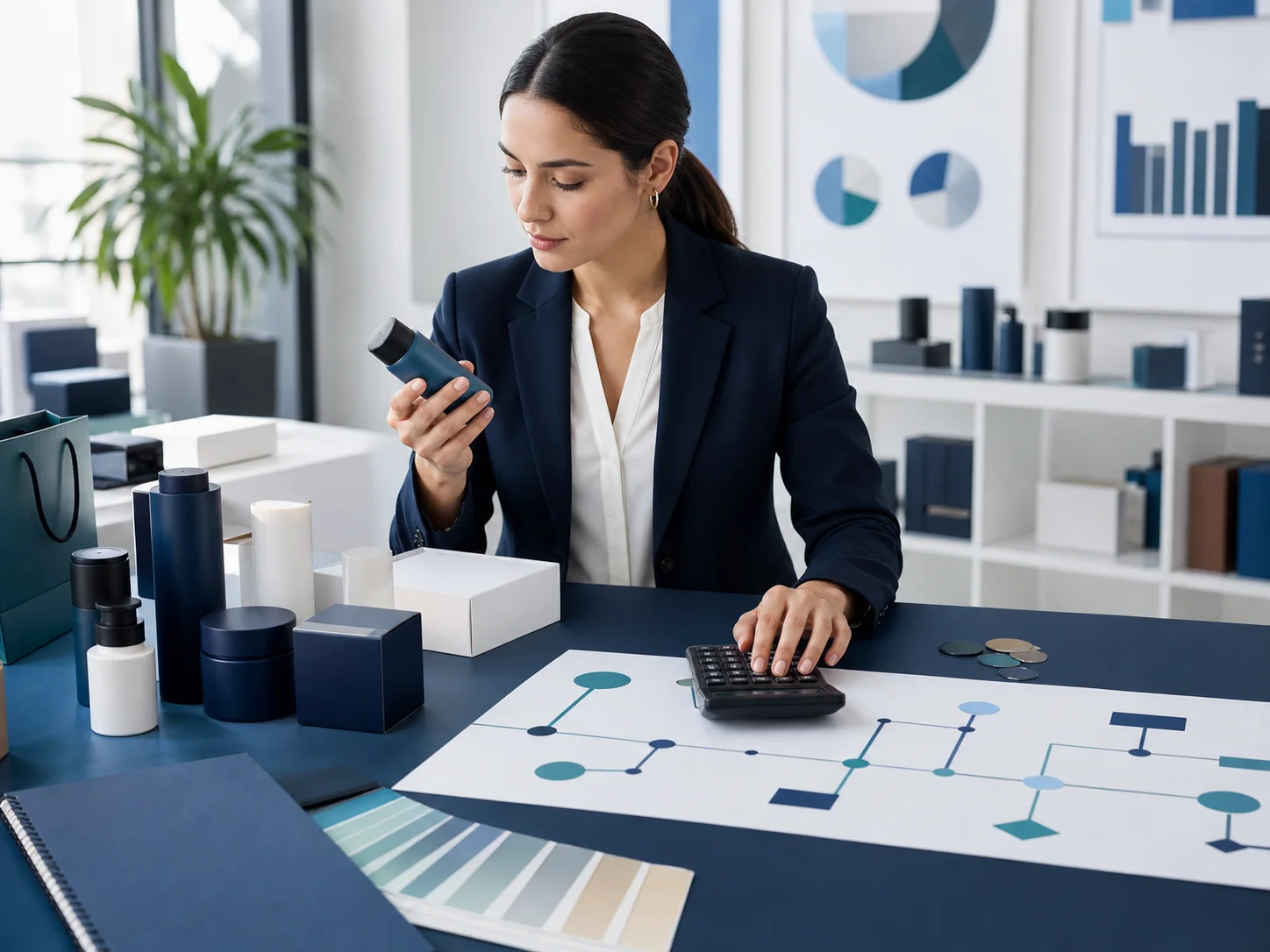 A young professional evaluates strategy, compliance, product readiness and commercial pricing.